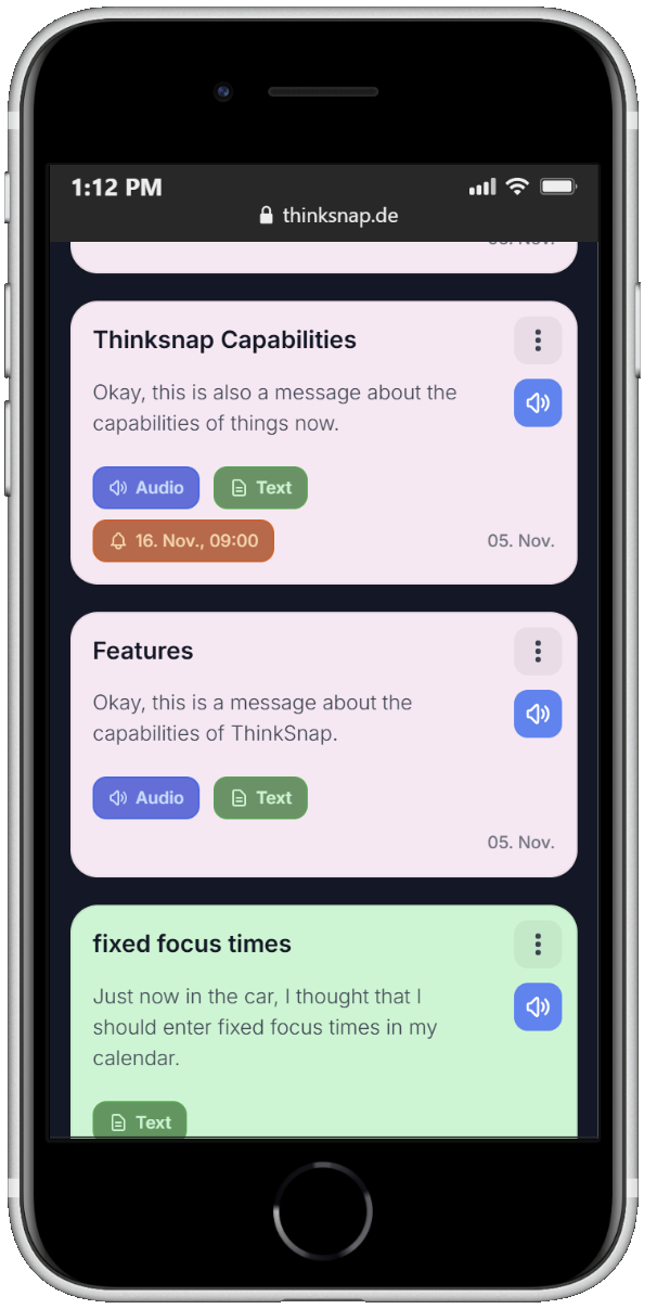 Нагадування ThinkSnap